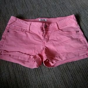 Mudd Pink Jean Shorts